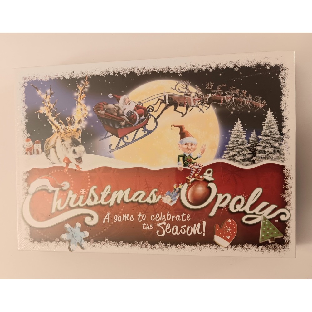 Christmas Opoly Collectible Board Game Sealed Late For The Sky NEW